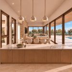 Render Interior Comedor Vista Formato Amplio