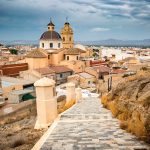 a view over Cox town in Vega Baja Alicante province, Comunidad V